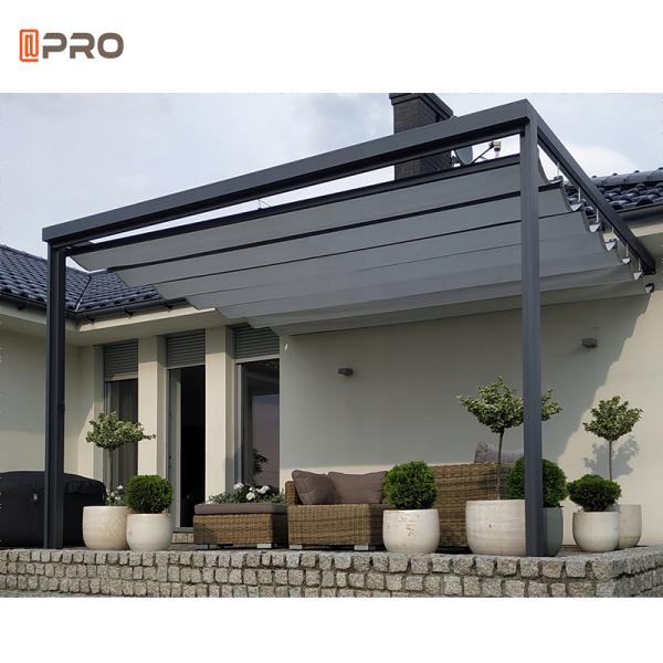 Flexible Outdoor Patio Retractable Aluminum House Awnings Modern Motorized