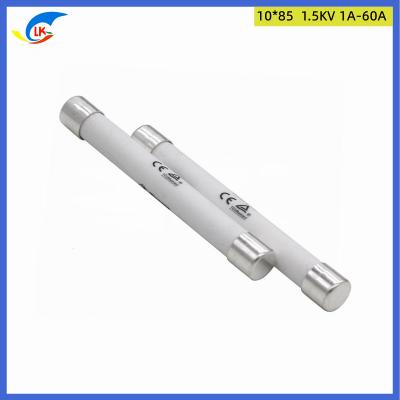 10*85 Ceramic  High Voltage Fuse 1.5KVDC  1A-32A Photovoltaic New Energy