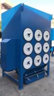 Colector de polvo para el cortador físico de la cortadora del laser con nueve filtros del cartucho