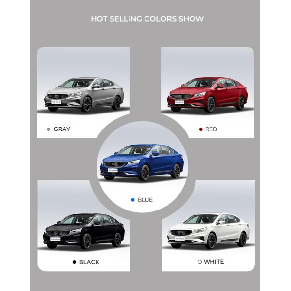 Geely BORUI Low Emission Petrol Cars 215km/H Left Hand Drive