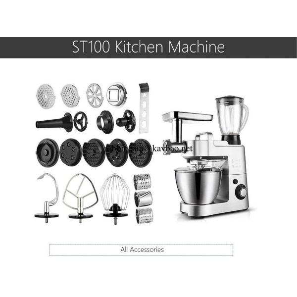 ST100 1500w Diecast Aluminium Professional Planetary Sand Mixer Kitchen Machine