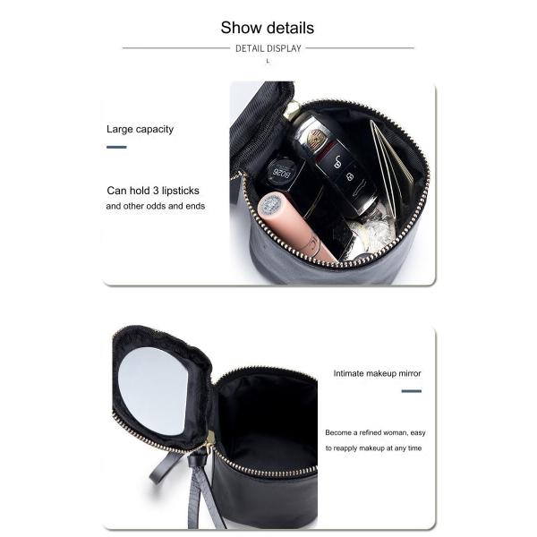 Outdoor Makeup Pouch Lipstick Lip Case with Customized Color Cosmetic Organizer Purse