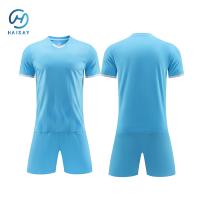 un ensemble de maillots de football de design unique, motif stable tissu respirant pour homme et garçon