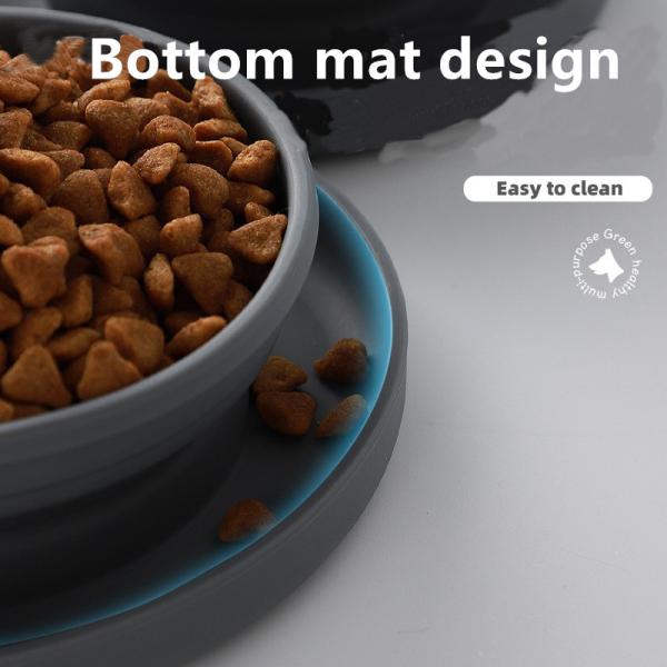 Шара кота шара собаки силикона шара любимца перемещения Амазонки шар корма для домашних животных шара кошачьей еды Анти--брызг на открытом воздухе портативный складывая