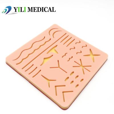 Medical Grade Silicone Wound Suture Practice Pad With Realistic Texture