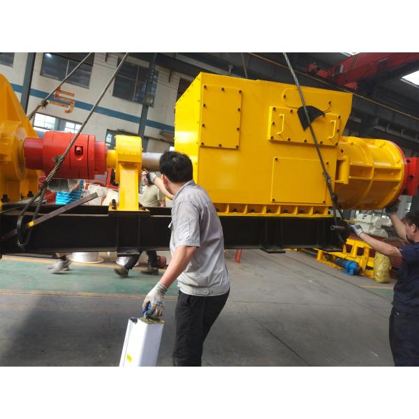 Машина штрангпресса кирпича глины этапа 90KW кирпича глины штрангпресса вакуума JKY50 двойная