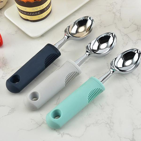 Stainless Steel Bulk Kitchen Supplies Ice Cream Scoop 25mm With Non Slip Handle