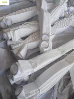 Bolso de filtro no tejido de la fibra de vidrio de los PP PTFE P84 Aramid del poliéster para el colector de polvo