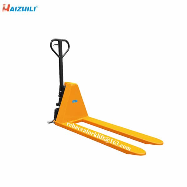 1000kg Hand Pallet Truck 800mm Lifting Height Automatic Descendng Speed Control