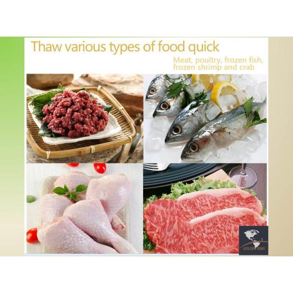 New Design HealthySeaFood Mini Aluminium Material Magic meat quick Thawing Defrosting Tray