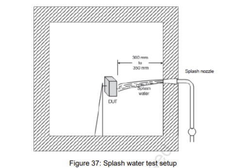 ISO16750-4 Thermal Shock Test Chamber for Vehicle Parts Ice Water Splash Testing