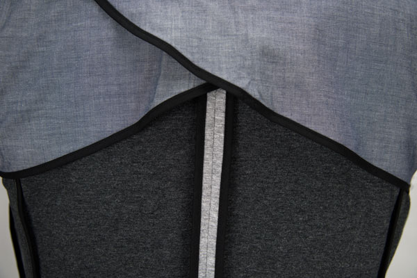 Rib Collar Mens Casual Tailored Knit Blazer Grey Mel 42 - 62 EU Size