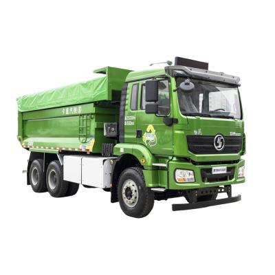 6X4 Usado Shacman 10 Wheeler Dump Truck 40 toneladas 380 HP F 3000 6X4 Self Loading Dump Truck