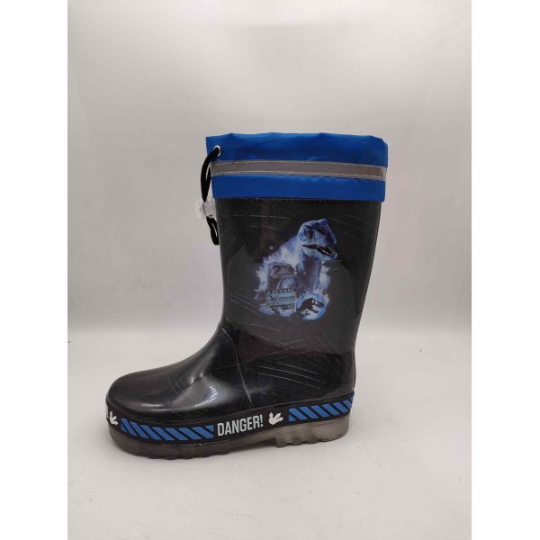 Couleur personnalisée Enfants Gumboots Bottes de pluie Mat ou finition brillante Light Up Design