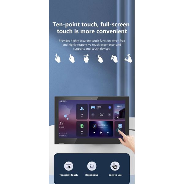 17.3inch L shape Touch screen android tablet pc business office kiosk restaurant othering