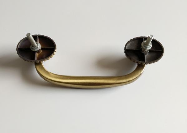Antique Brass zamak H027 Metal Coffin handles size 19x7.5cm Screw Distance 14cm