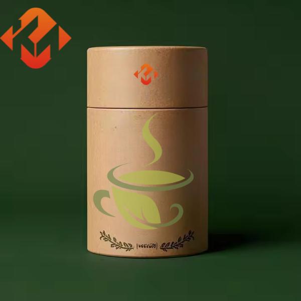 Food Grade Paperboard Tube Packaging Easy Open Glossy Lamination Customization
