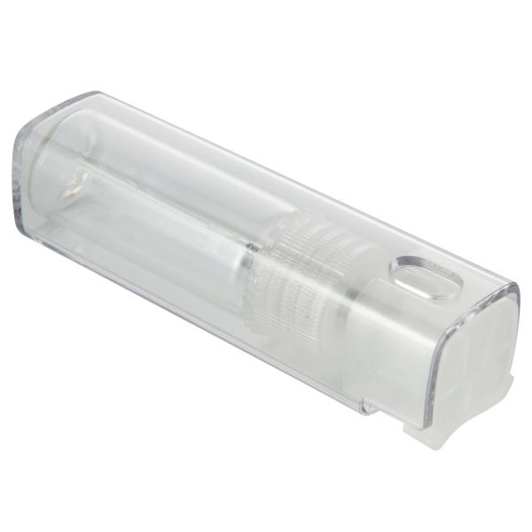 Elegant 10ml Square Perfume Bottle Packaging With PP Plastic Material And 29*29mm Diameter