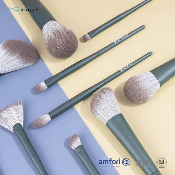 Набор щетки 10pcs алюминиевого Ferrule волос BSCI нейлона косметический