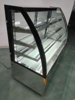 Refroidisseur de Front Curved Cake Display Cabinet avec du verre trempé
