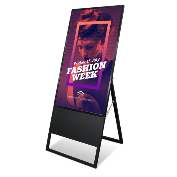 digital window signage lcd screen storefront lcd display 55 inch 1000 nits sunlight readable