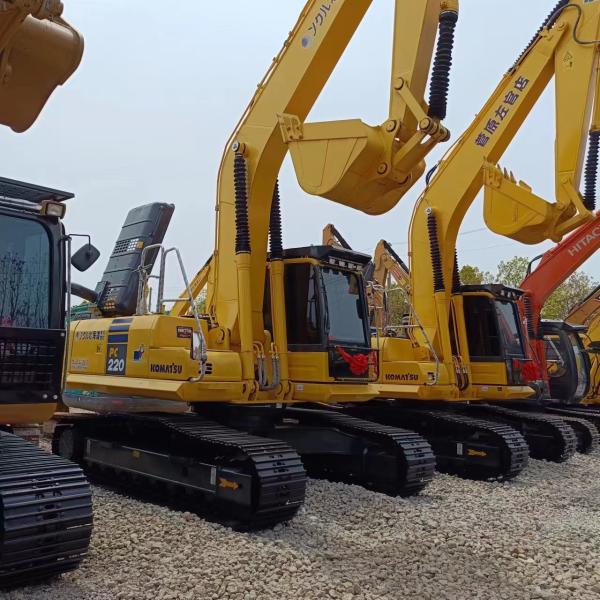 22ton Operating Weight Komatsu PC220 Second Hand Construction Equipment in Market