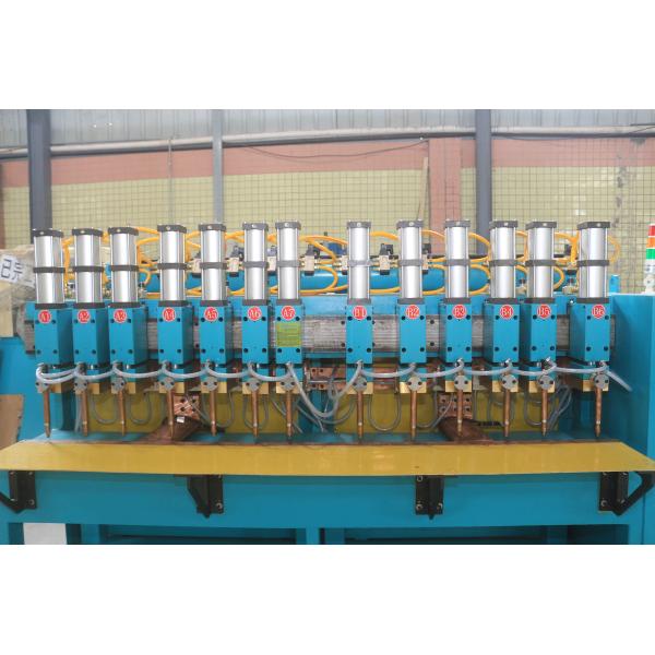 Stiffener Door Sheet Plate Automatic Welding Machine , Steel Metal Shelves Spot Welder