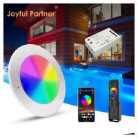 Lámpara de piscina LED RGB subacuática 6W 12W 18W 25W 35W IP68 Impermeable Inteligente 12V SMD Acero Inoxidable 316SS
