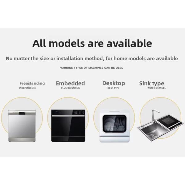 Solid 20g Dishwasher Detergent Tablets Disposable Home Sink Type Dishwashing Tablets