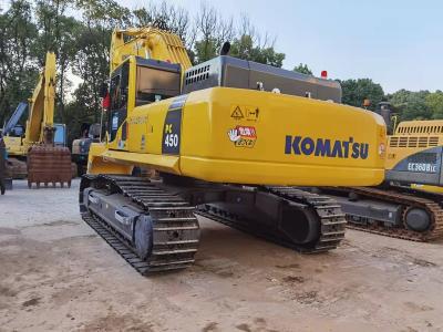 Used Excavator 45ton Low Working Hours Spain Showroom Video Inspection 257KW Yellow Komatsu 2700hrs