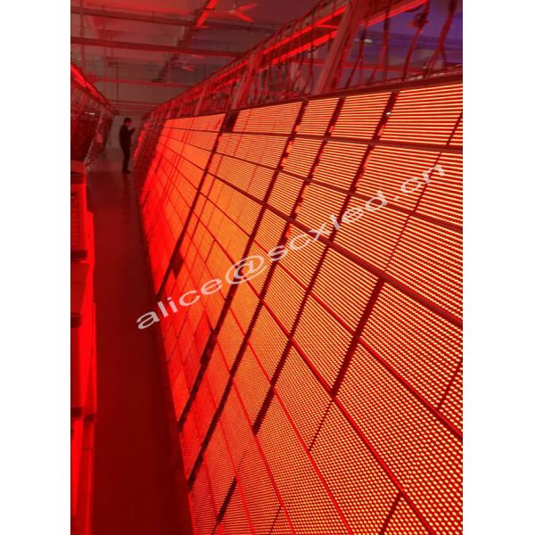 SMD 2121 HD Led Curtain Video Wall With Meanwell Novastar System , 1000x1000 Cabinet Size