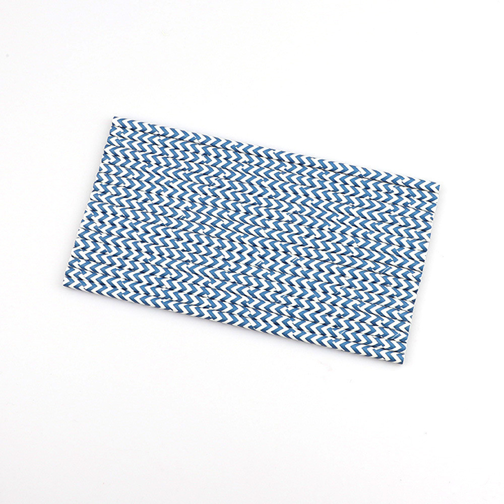 US Initial Payment Custom Eco Friendly Biodegradable Paper Straw for Christmas Straw