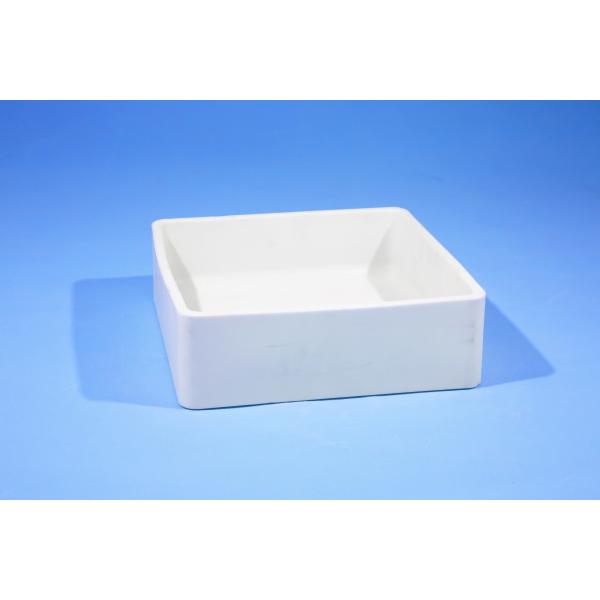 Cylindrical Corundum Mullite , Carbon / Sulfur Analysis Alumina Ceramic Crucible