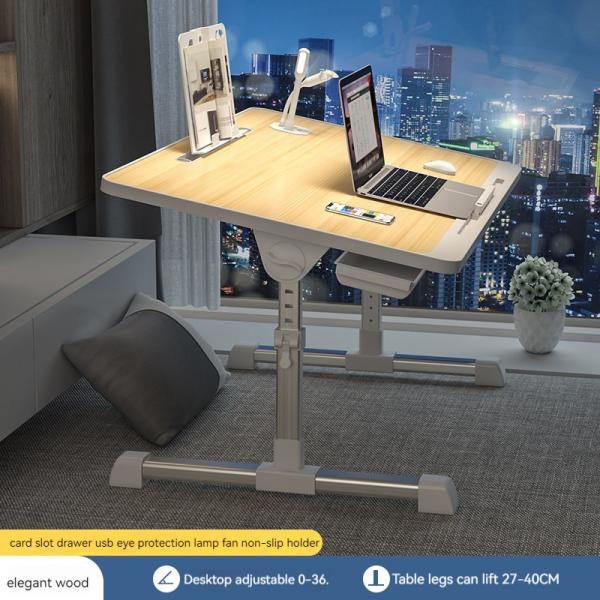 Bedroom Notebook Folding Table Adjustable 1100-1800mm Frame Manufacture Business Type