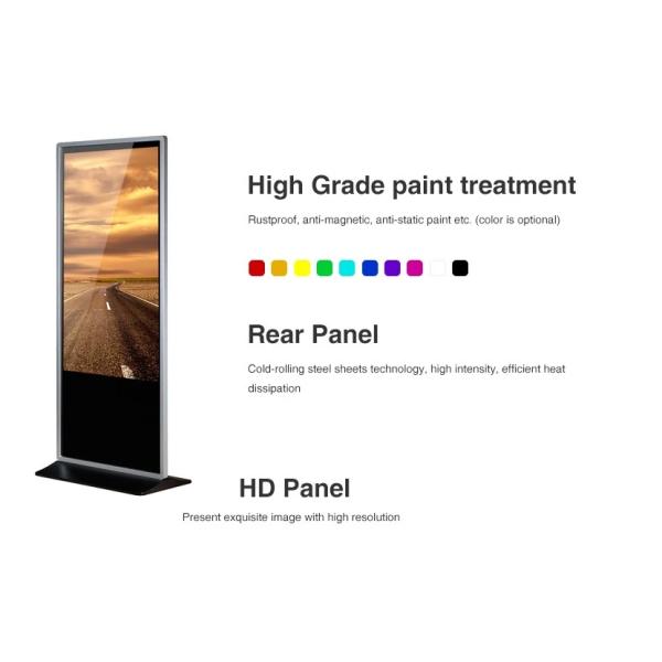 Андроид Вифи дистанционного управления киоска тотема Синьяге 49 цифров экрана касания Лкд крытого пола дюйма стоящий рекламируя
