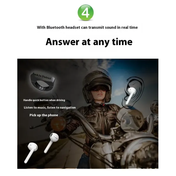 5.5 Inch Motorcycle Carplay Radio Navigation Android Auto Driving Recorder
