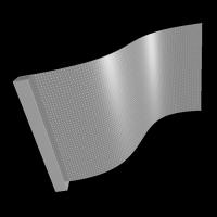 Super Slim Led Screen PCB Board Film Transparente Flexível P20 Publicidade LED Display Fácil de Instalação