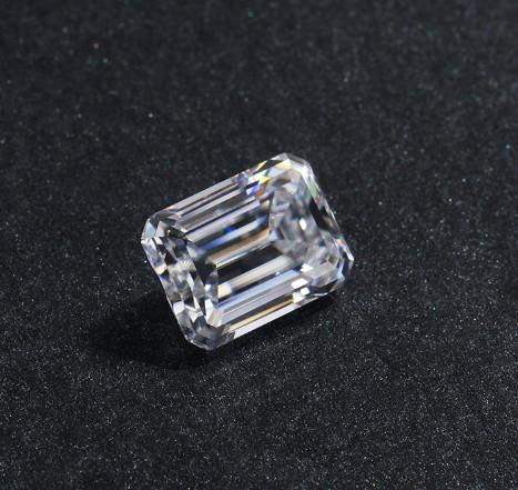 3.55CT Emerald Cut Fancy Cut Loose Moissanite DEF Color Super White VVS1 10x8MM