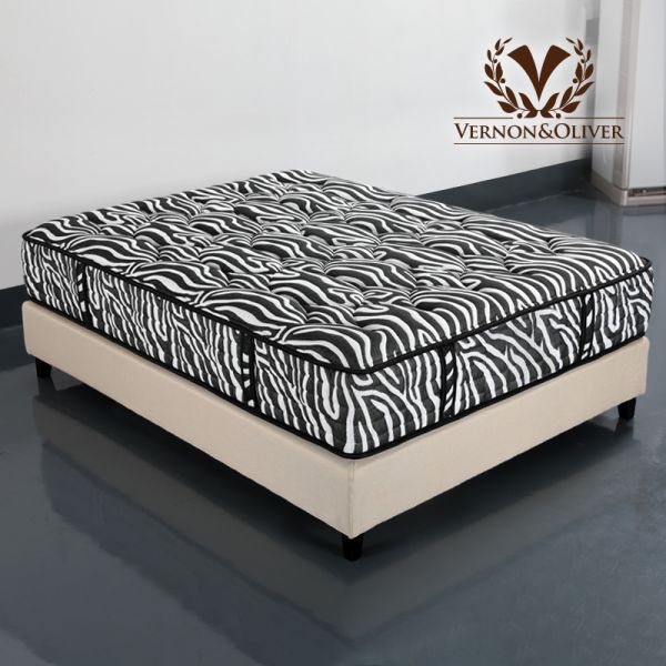 12 Inch Medium Soft Firmness Compressed in Box Pocket Spring Memory Foam Mattress