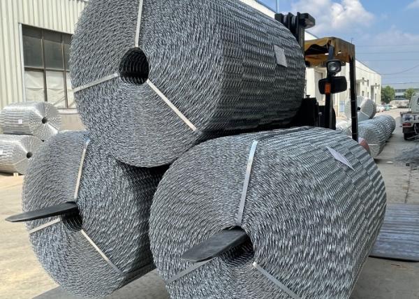 6Rolls/Bundle 280Meters Length Welded mesh  For concrete weight-coated pipeline