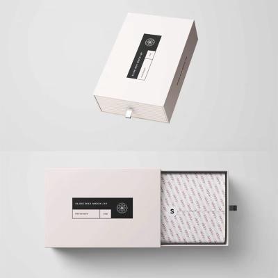 Boîte de tiroir en papier écologique pour les cosmétiques bijoux et accessoires