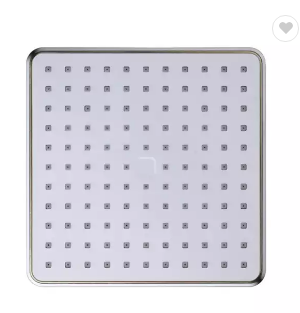 АБС Пластиковый квадратный ванный мойка Душевая головка с хромной вершиной