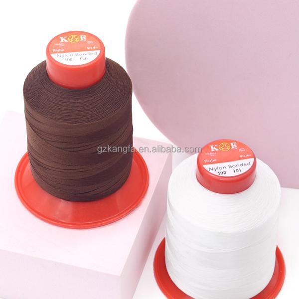 Fios de nylon ligados V138 T135 Tamanho 420D/3 para estofados marinhos Resistente a UV Preto 69