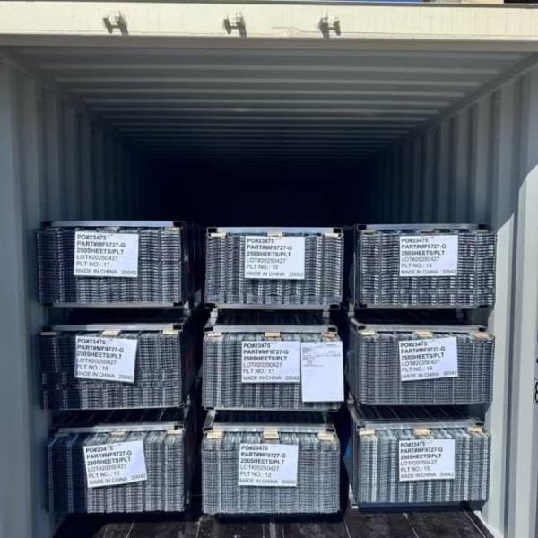 Self Furring High Rib Lath Mesh 3.4lbs Load Bearing Panel For Wall Plastering