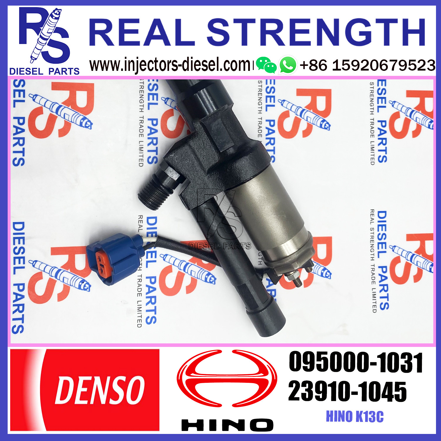Для HINO Kamyon 23910-1045 на инжектор коллектора системы впрыска топлива Densos 095000-1030 095000-1031