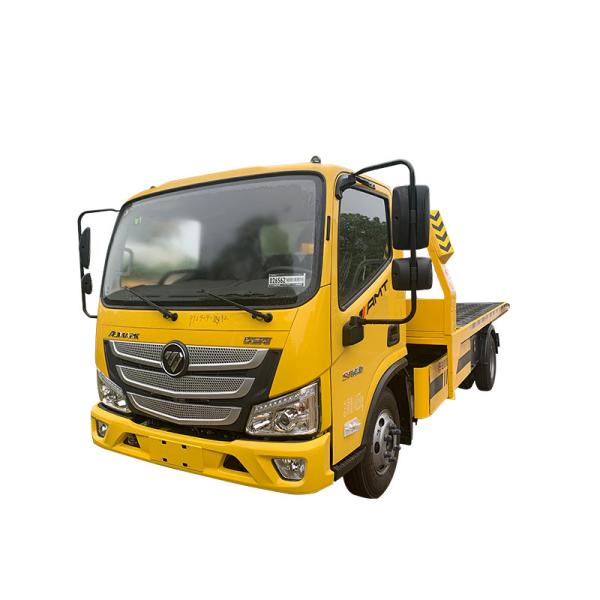 115kW Fuel Diesel Wrecker Towing Truck Platform Heavy Duty Flatbed Tow Truck