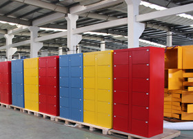 Waterpark/alquiler del dispositivo de los armarios de equipaje del parque del océano con la pantalla táctil de 15 pulgadas Pinpad