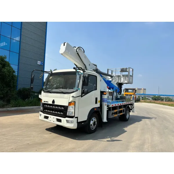 Premium HOWO Aerial Work Trucks: Telescopic Models From 18m to 45m