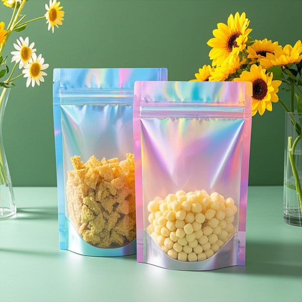 Customized Color 3.5 28g Smellproof Food Grade Protein Powder Plastic Bag Zipper Food Pouch Packaging Snack Candy Stand Mylar Bag