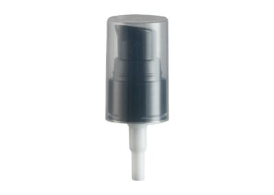Plastic Cosmetic Pump Dispenser , Black Treatment Pump With Different Specifications